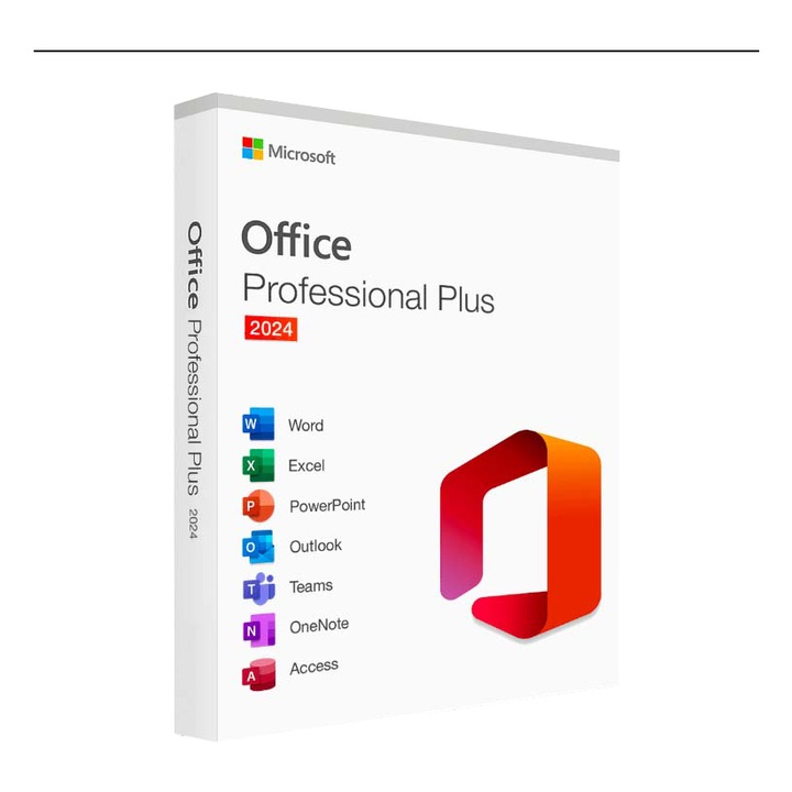 Licenta Microsoft Office 2024 Pro Plus, Kit Instalare Inclus, Licenta Permanenta