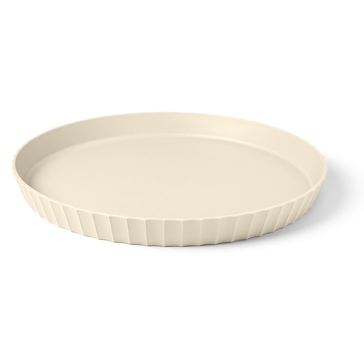 Atena kerek tálca M, 30 cm-es átmérő, krémszínű