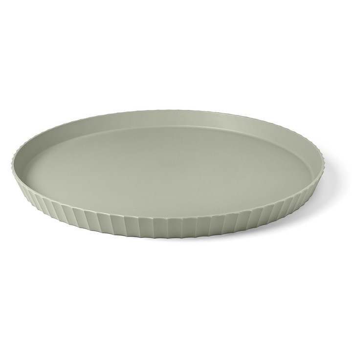 Atena kerek tálca L, 40 cm-es átmérő, olíva zöld