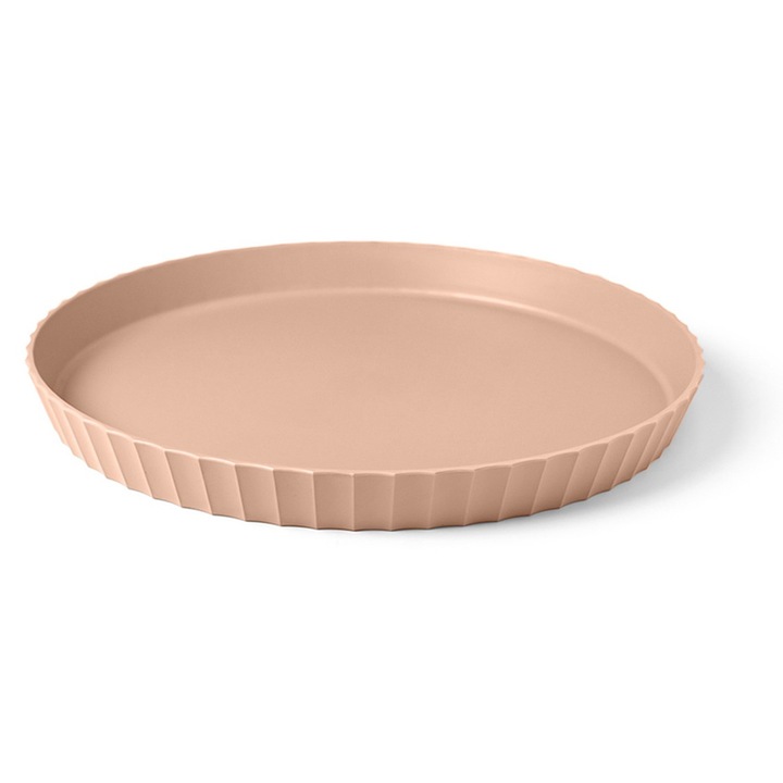 Atena kerek tálca M, 30 cm-es átmérő, púder rózsaszín