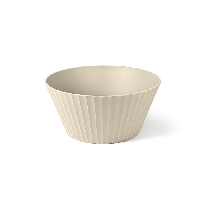 Nettuno tál L, 25 cm-es átmérő, krémszínű