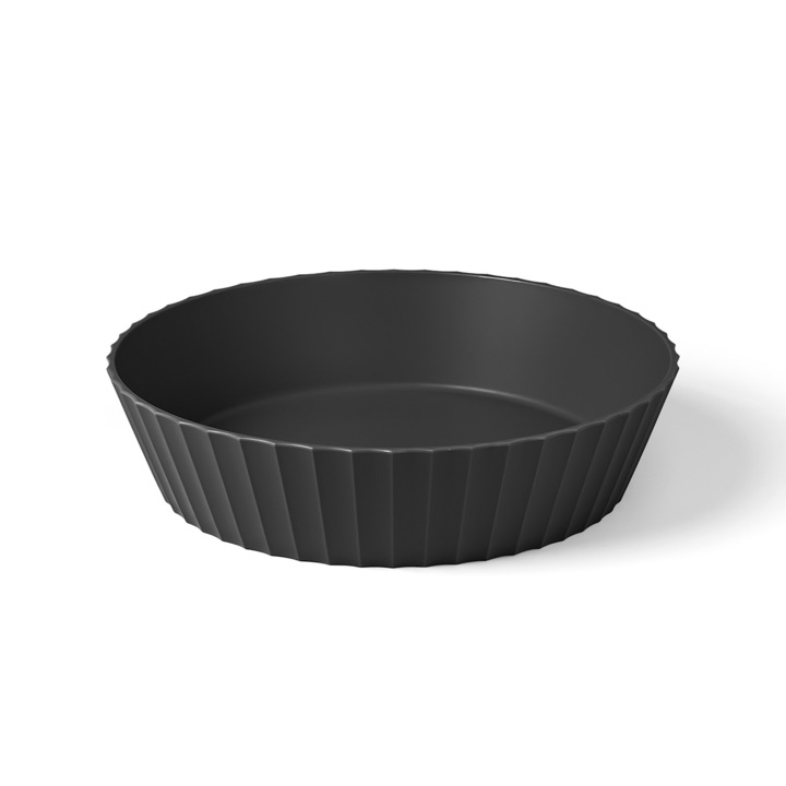 Hera tál L, 25 cm-es átmérő, fekete