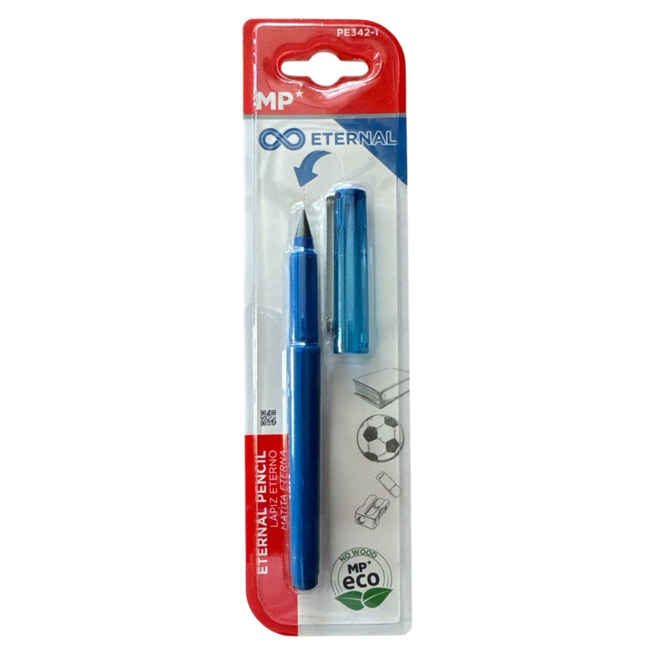 Creion cu scriere la infinit si radiera