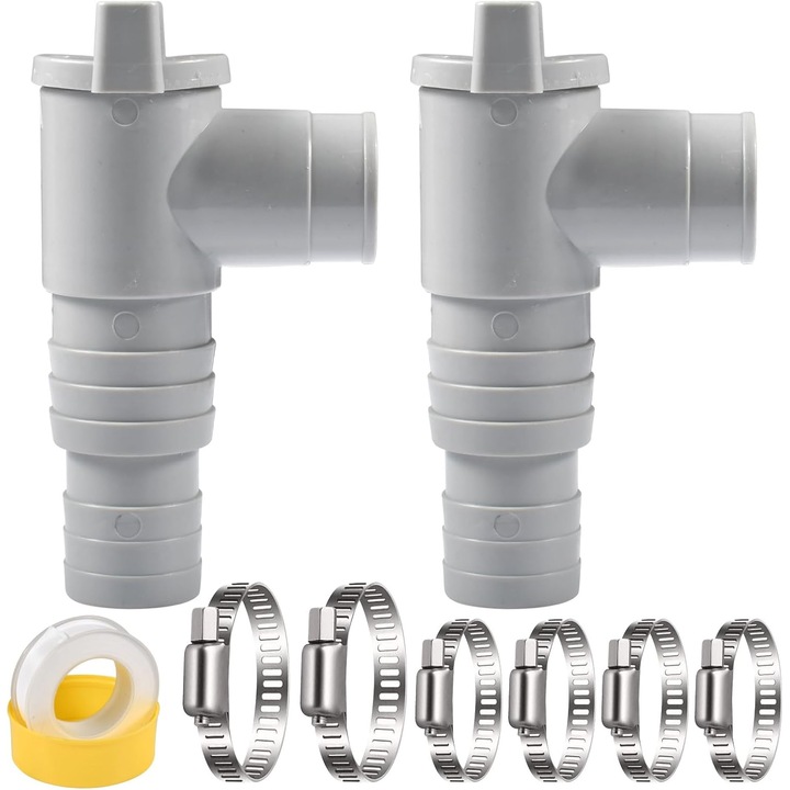Elzárócsap medencékhez, Medence tömlő 32 Elzárócsap, Medence tömlő adapter, Dugattyús szelep tömlőhöz, Medence tömlő adapter, Medence kiegészítők elzárócsappal karbantartáshoz