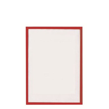 Folie magnetica Magnetoplan rama rosu, A3, 5 buc/set Folie magnetica Magnetoplan rama rosu, A3, 5 buc/set