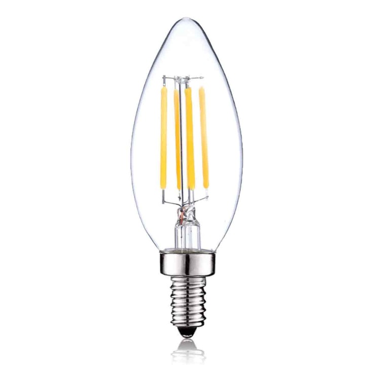 Retro E14 LED izzó, meleg fehér, 220V, 2W