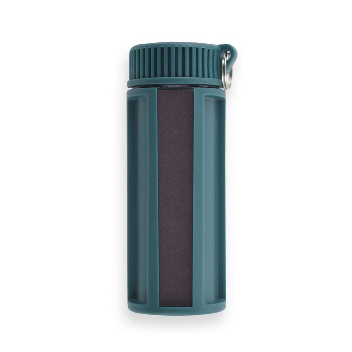 Cutie etansa pentru chibrituri Coghlans 2446, cu suprafata de aprins chibritul incorporata, verde inchis