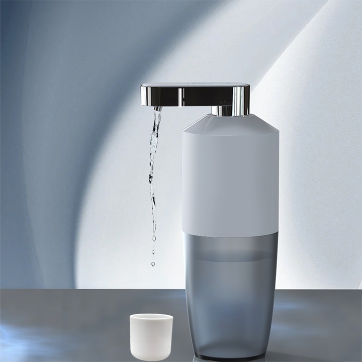 Intelligens szájvízadagoló, fehér, 280 ml, szenzoros, mérete 107x75x214mm