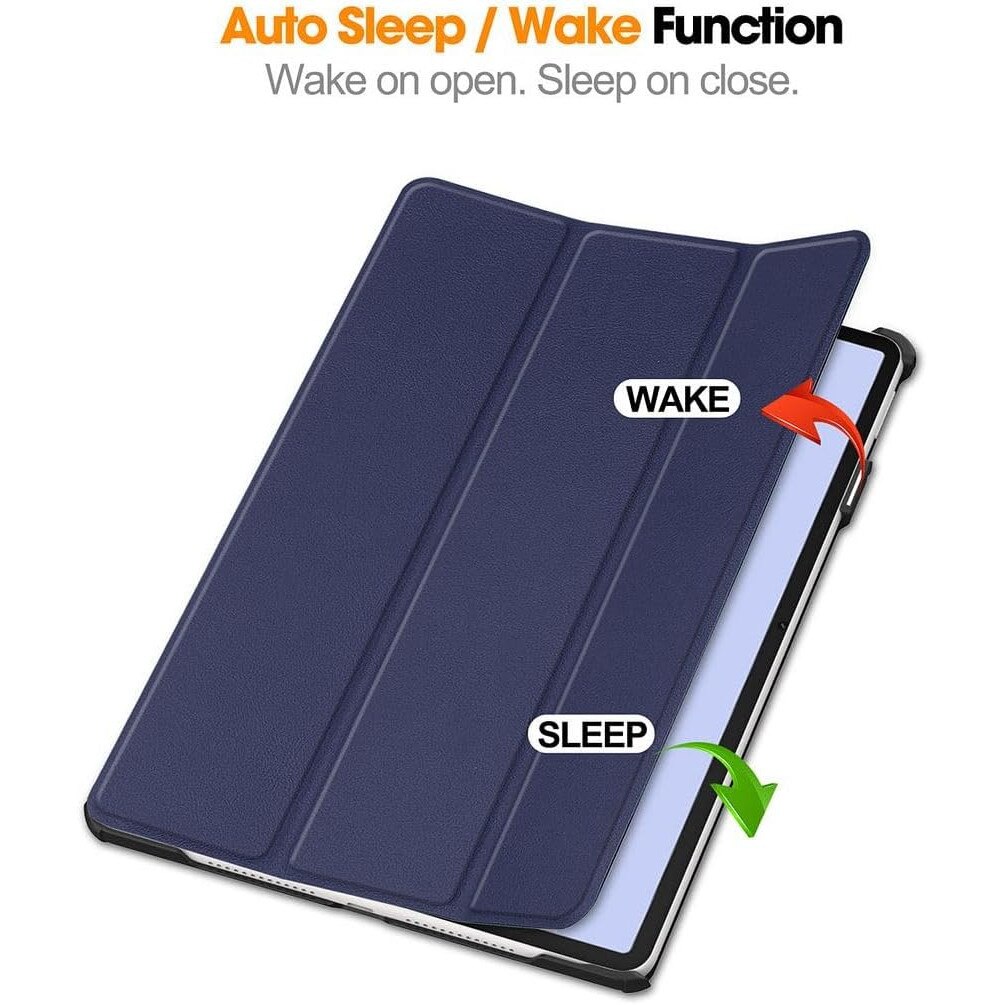 Husa tableta pentru, Huawei Matepad 11.5S 2024, auto functie sleep/wake tip stand, Albastru inchis