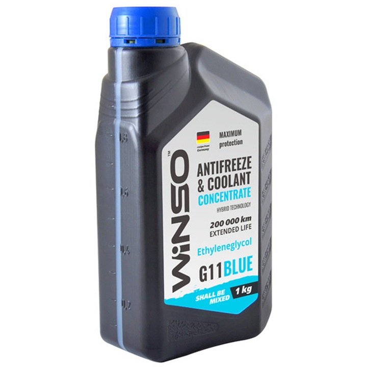 Antigel concentrat Winso G11 albastru 1 litru
