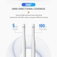 Punct de acces exterior Comfast 1200Mbps, dual band 2.4G/5GHz, 360° acoperire omnidirectionala, IP66, cu antene externe pentru acoperire WiFi in gradina, parc si scoala