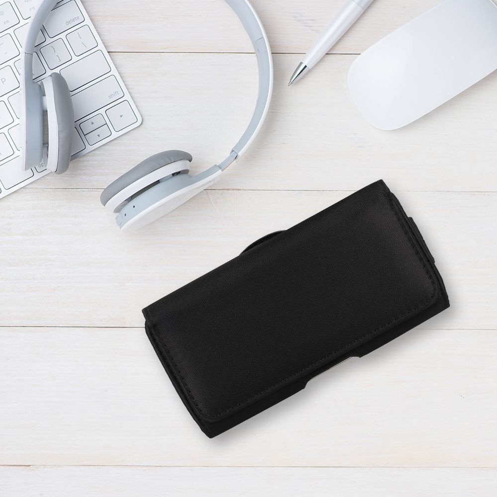 Toc pentru telefon, HIT XXL, Prindere Curea, Compatibil cu Samsung Galaxy S25/ S25 Plus/ S25 Ultra/ S25 Edge, Material sintetic, interior microfibra, protectie sporita, Negru