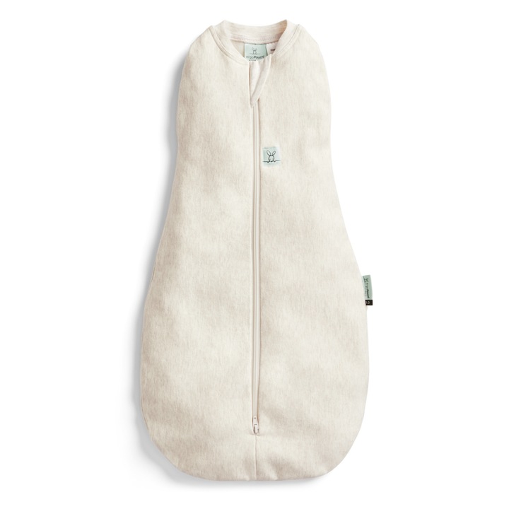 Sac de Dormit Swaddle ErgoPouch 0.2 TOG 6-12 Luni OatMeal Marle