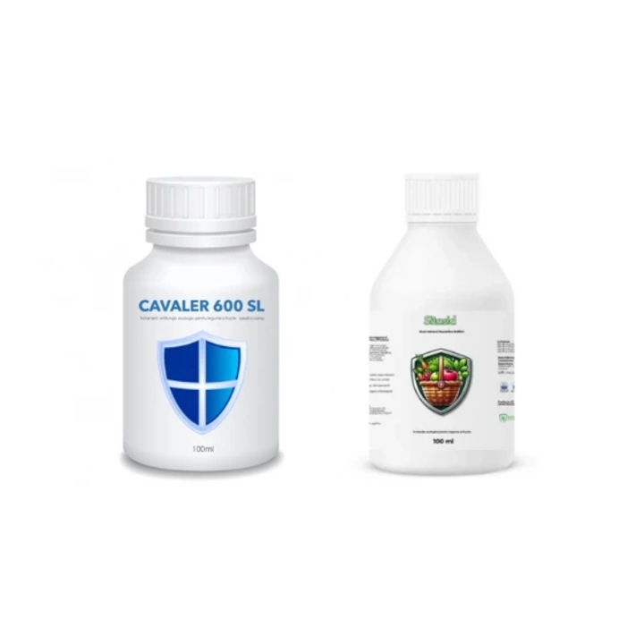 Pachet tratament antifungic legume si fructe, solarii si camp, Cavaler 600 SL, 100 ml + Sitasid, 100 ml