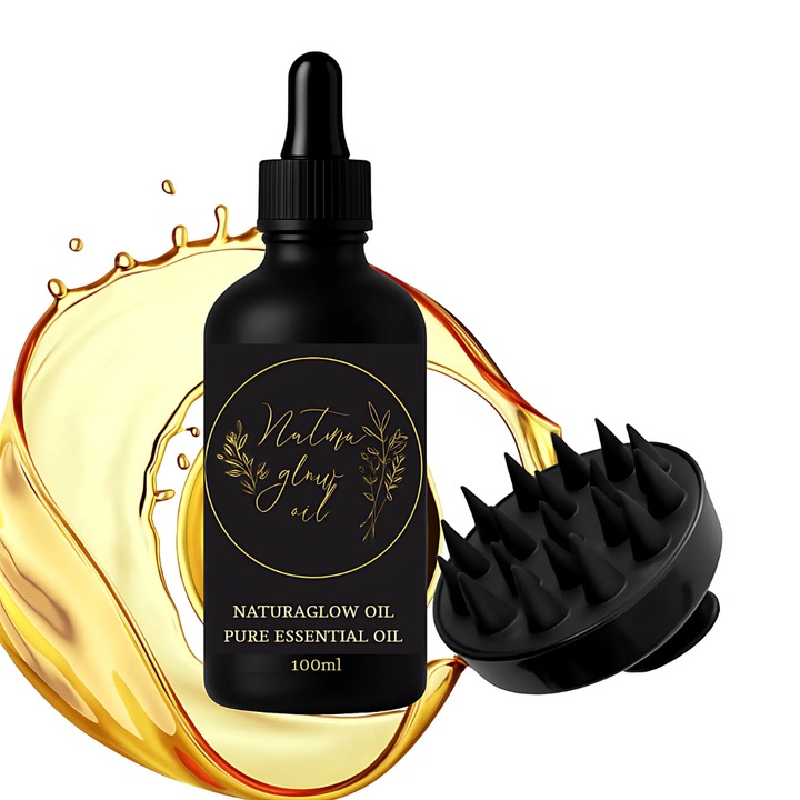 Масло за коса с розмарин NATURAGLOW Oil Premium, бърз растеж, естествен обем, интензивна хидратация 100 мл
