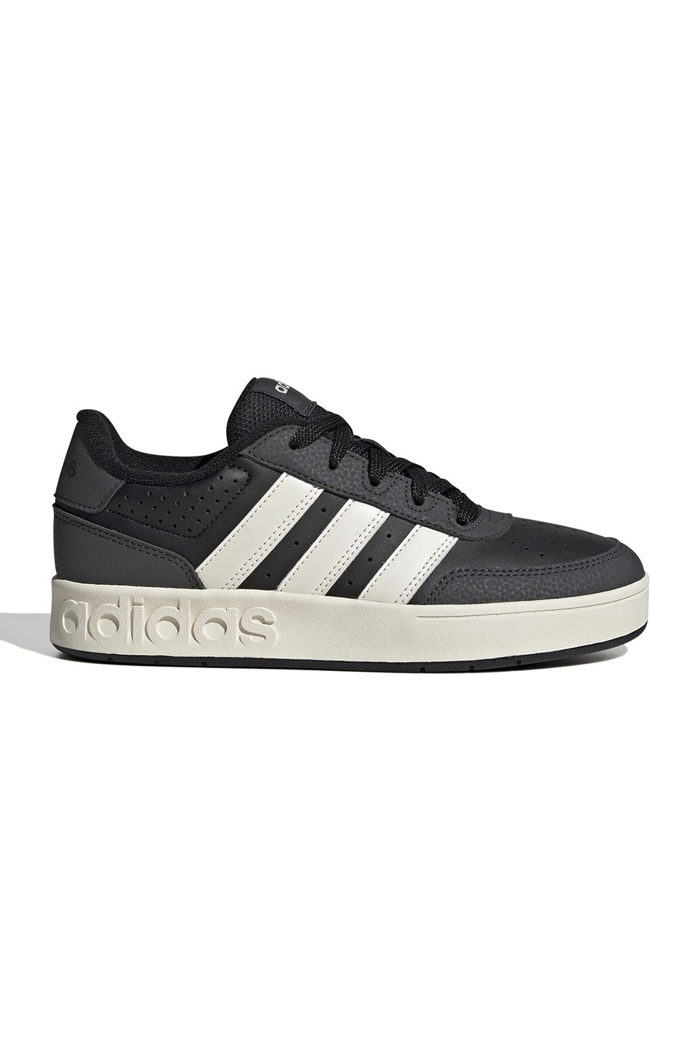 adidas Sportswear, Pantofi sport Breakbase cu logo, Alb, Negru, 38 2/3 EU