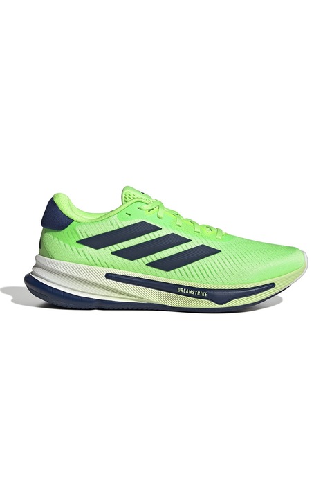 adidas Performance, Pantofi Supernova Ease pentru alergare, Verde electric/Bleumarin