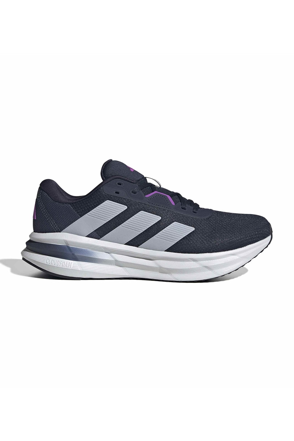 adidas Performance, Pantofi Galaxy 7 cu logo pentru alergare, Gri deschis, Albastru ultramarin, 11.5