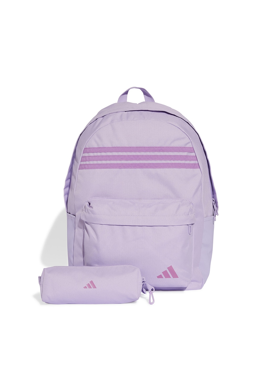 adidas Performance, Rucsac din material textil cu imprimeu logo, Lila