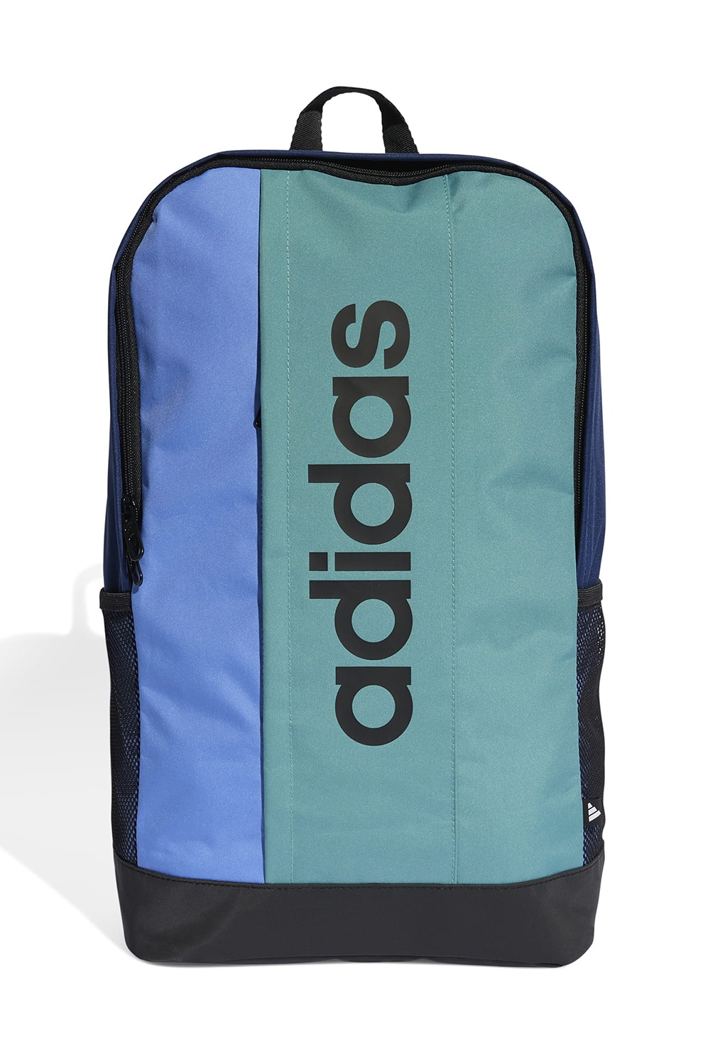 adidas Performance, Rucsac colorblock cu imprimeu logo, Albastru inchis