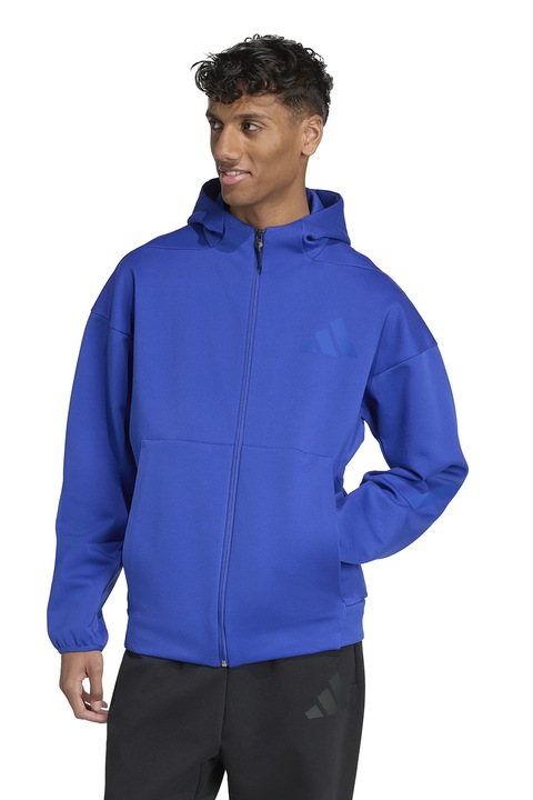 adidas Sportswear, Худи Z.N.E. с цип, Кралско Синьо/Син