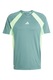 adidas Performance, Тениска с овално деколте, Сламеножълт/Светлозелен