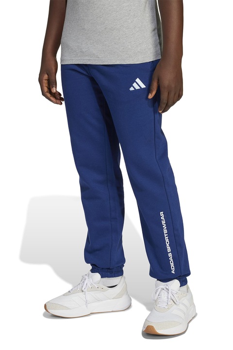 adidas Sportswear, Húzózsinóros logós szabadidőnadrág, Sötétkék