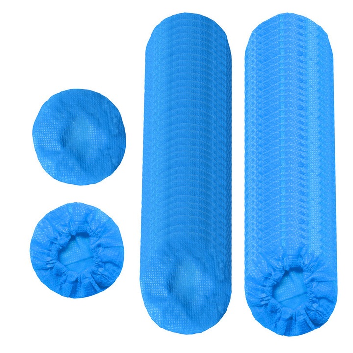 Калъфи за слушалки за еднократна употреба, Ezyaid, 50 броя, сини