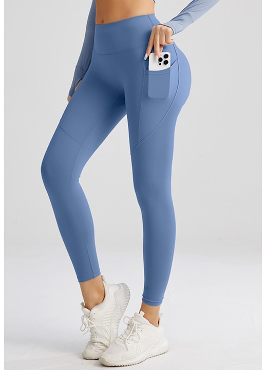 Colanti sport dama, Albastru prafuit