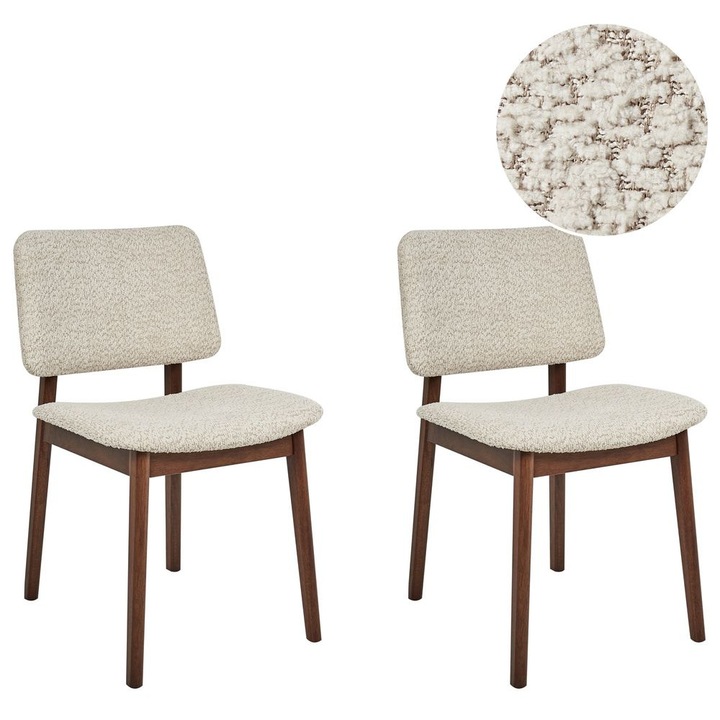 Étkezőzék kétdarabos szettben Blane Kaucsukfa (gumifa) Bézs