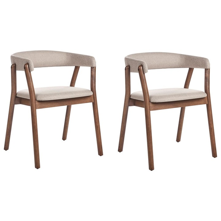 Set de 2 scaune dining Mylo Bej