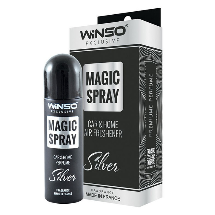 Autóillatosító Winso Exclusive Magic Spray 30ml Ezüst