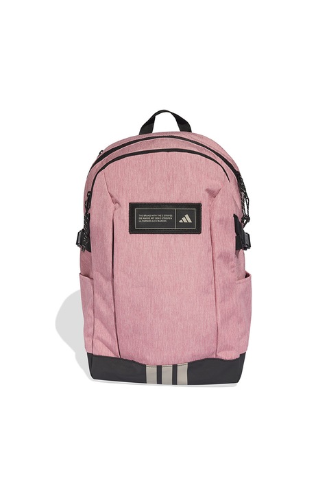 adidas Performance, Rucsac cu partea din spate cu amortizare, Negru, Roz somon