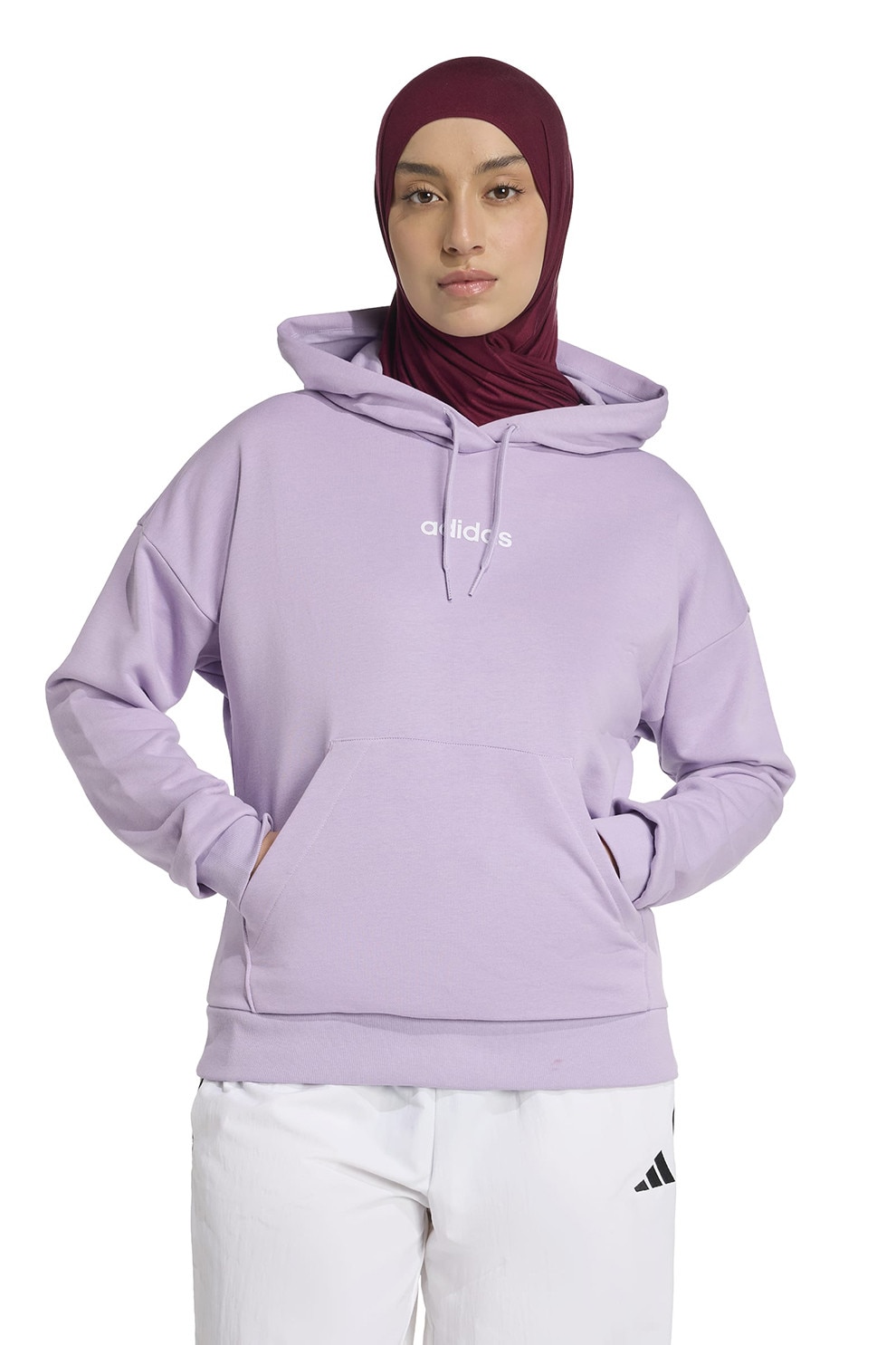 Tommy Hilfiger, Hanorac regular fit cu slituri laterale, Roz