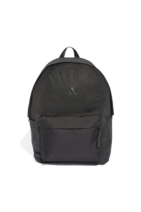 adidas Performance, Rucsac cu buzunar frontal cu fermoar, Negru, Gri antracit