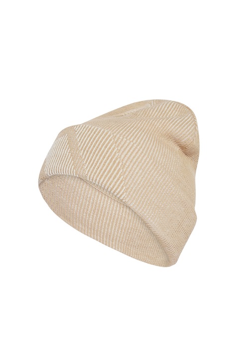 adidas Performance, Caciula striata tricotata, Bej