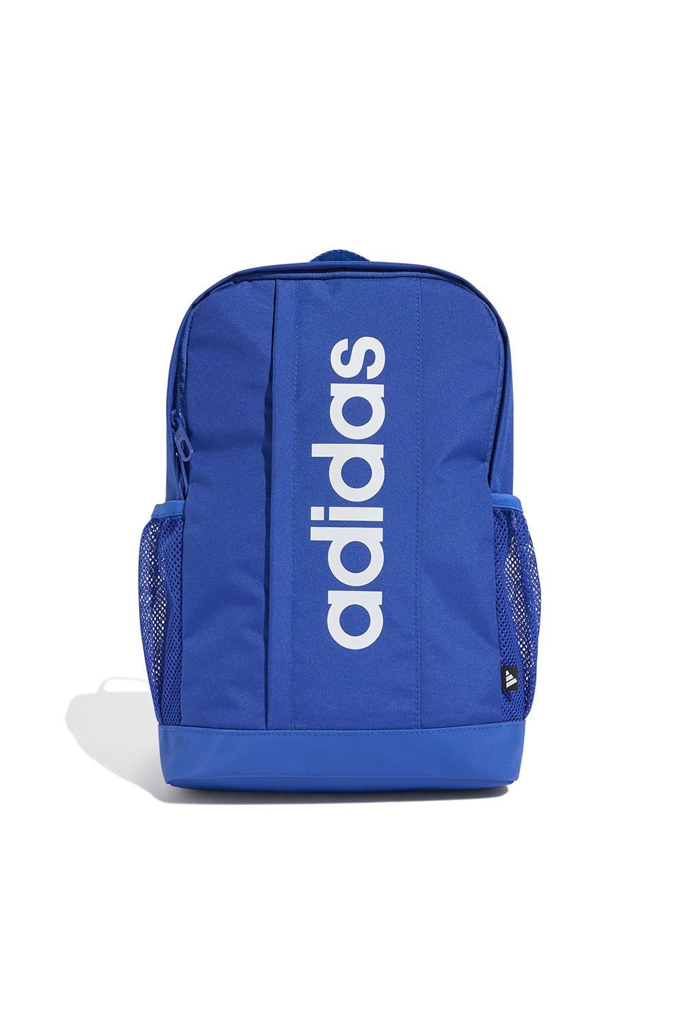 adidas Performance, Rucsac cu logo si buzunare din plasa, Albastru royal, Alb optic