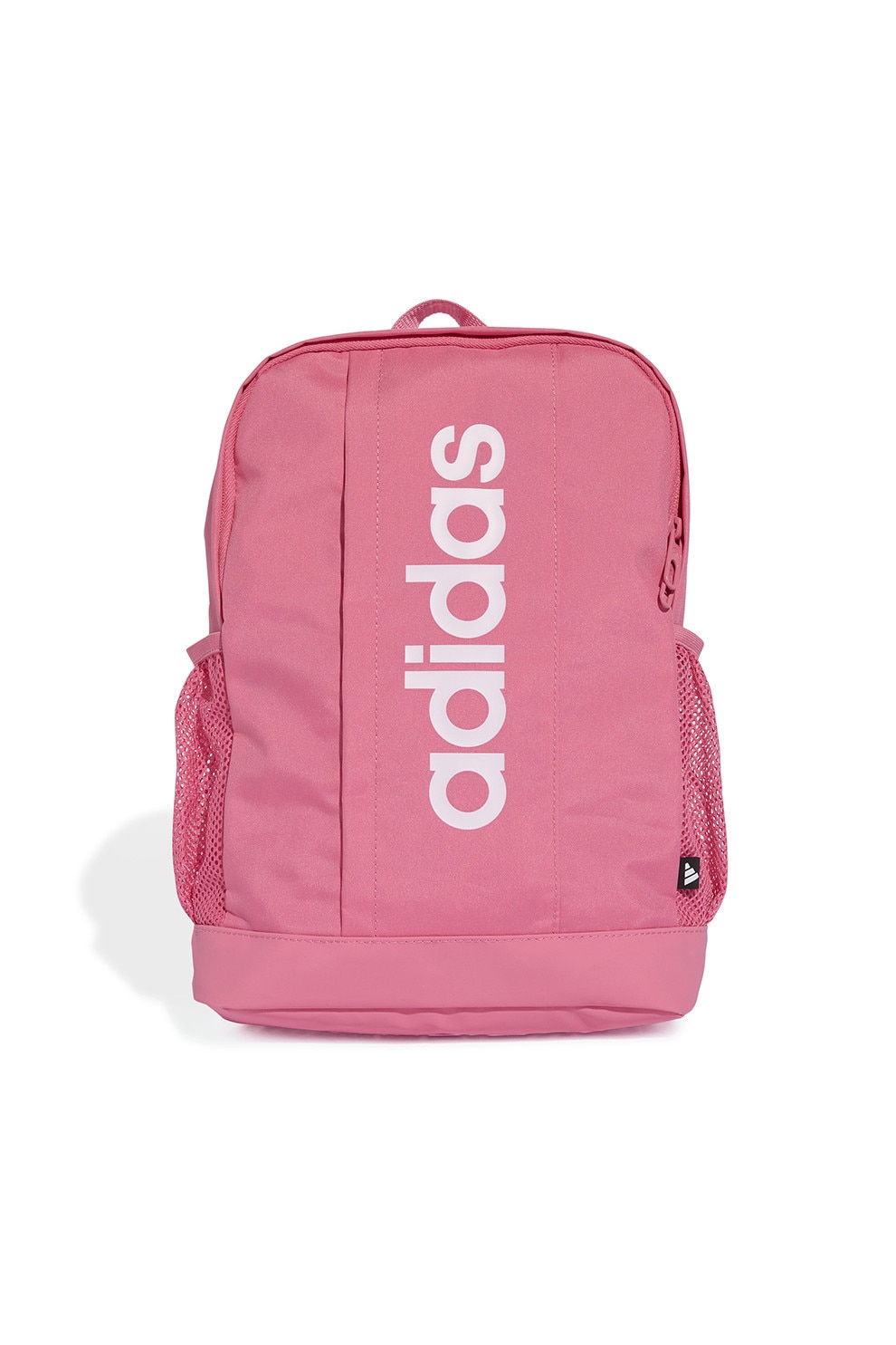 adidas Performance, Rucsac cu logo si buzunare din plasa, Alb, Roz