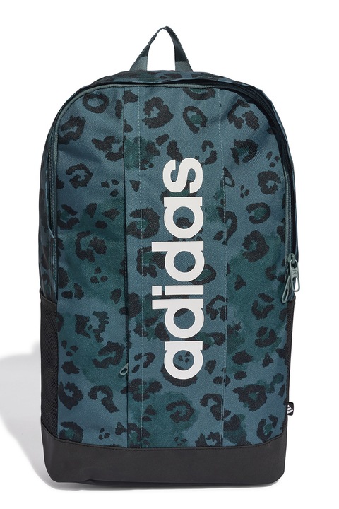 adidas Performance, Rucsac cu model LIN GFX, Negru, Albastru petrol