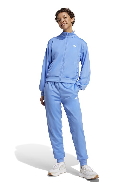 adidas Sportswear, Trening regular-fit cu logo W Feelcozy TZ, Alb/Albastru