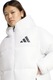 adidas Sportswear, Подплатено зимно яке с висока талия, Черен, Бял, S