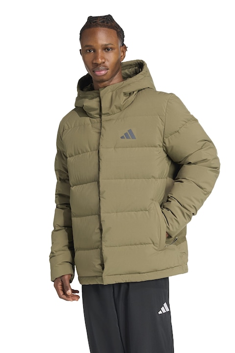 adidas Sportswear, Kapucnis télikabát, Karamellbarna