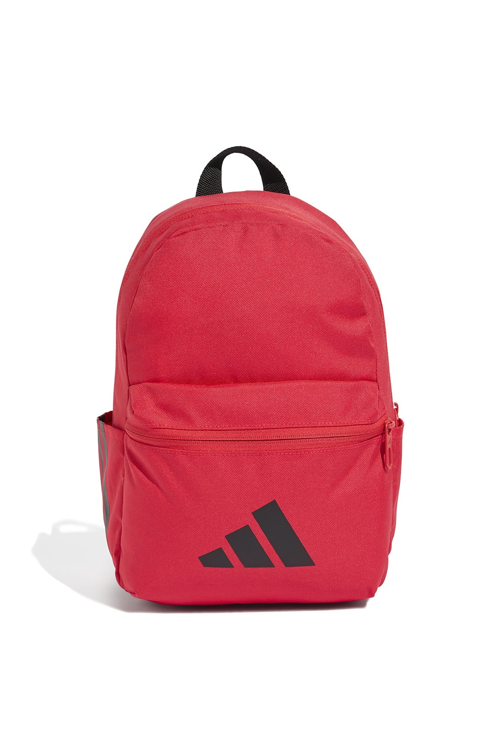 adidas Sportswear, Rucsac din material textil cu imprimeu logo, Negru, Rosu vermillion