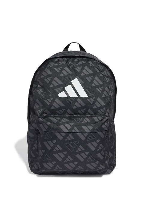 adidas Performance, Раница с лога и регулиращи се презрамки - 27.5 л, Черен, Светло сив