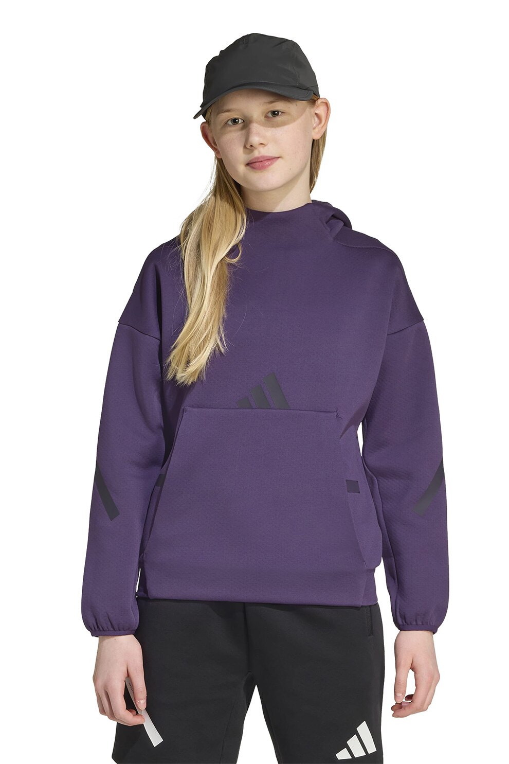 adidas Sportswear, Hanorac cu maneci cazute Z.N.E, Violet