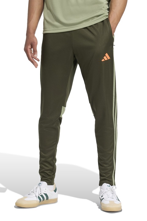 adidas Performance, Pantaloni pentru fotbal cu slituri laterale, Kaki pal