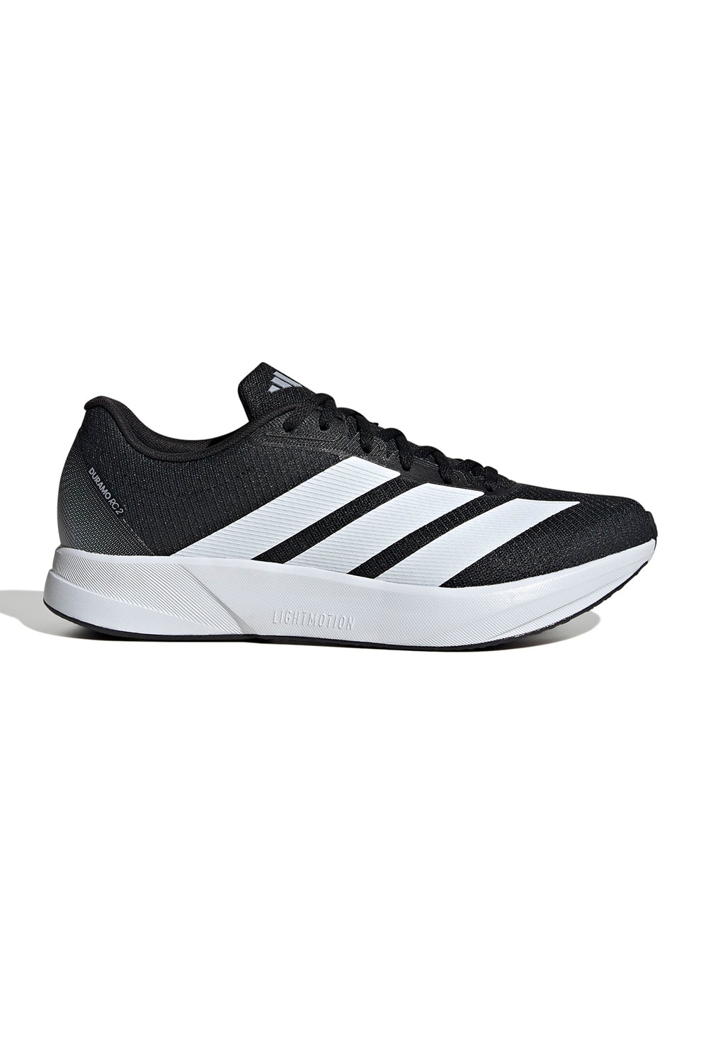 adidas Performance, Pantofi Duramo SL2 cu plasa, pentru alergare, Alb, Negru, 8