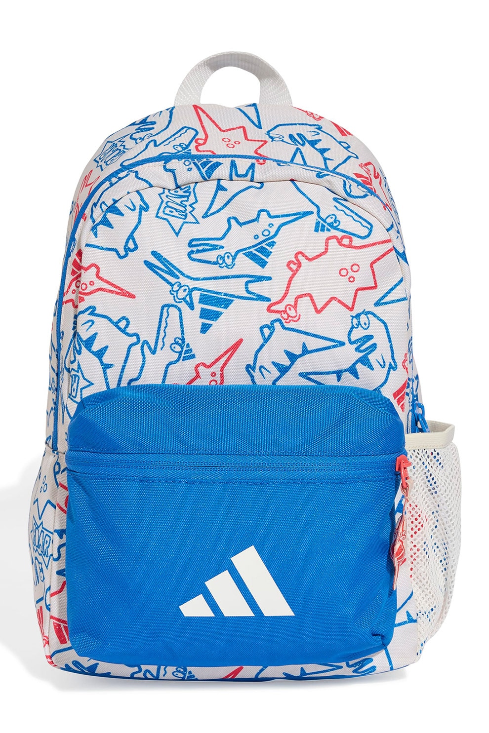 adidas Performance, Rucsac cu model, Albastru royal, Alb murdar