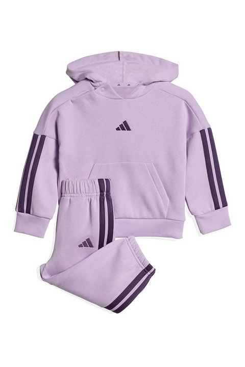 adidas Sportswear, Trening din amestec de bumbac cu gluga, Violet