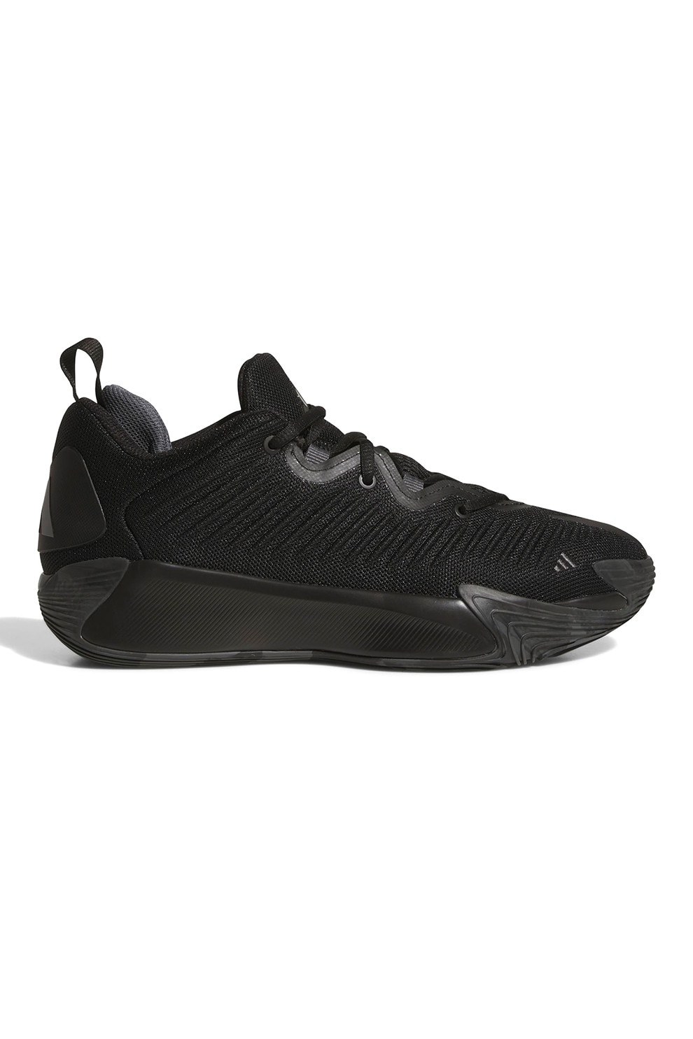 adidas Performance, Pantofi mid-cut Initiation pentru baschet, Negru, 8